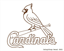 Load image into Gallery viewer, St. Louis Cardinals Vinyl Sticker Decals.
