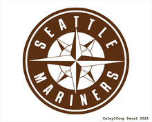 Load image into Gallery viewer, Seattle Mariners Vinyl Sticker Decals.