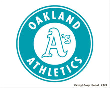 Load image into Gallery viewer, Oakland Athletics Vinyl Sticker Decals.