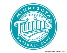 Load image into Gallery viewer, Minnesota Twins Vinyl Sticker Decals.