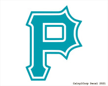 Load image into Gallery viewer, Pittsburgh Pirates Vinyl Sticker Decals.