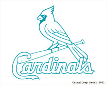 Load image into Gallery viewer, St. Louis Cardinals Vinyl Sticker Decals.