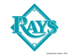 Load image into Gallery viewer, Tampa Bay Rays Vinyl Sticker Decals