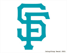 Load image into Gallery viewer, San Francisco Giants Vinyl Sticker Decals.