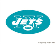 Load image into Gallery viewer, New York Jets Vinyl Sticker Decals.