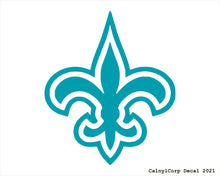 Load image into Gallery viewer, New Orleans Saints Vinyl Sticker Decals.