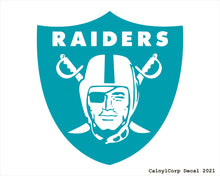 Load image into Gallery viewer, Las Vegas Raiders Vinyl Sticker Decals.