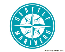 Load image into Gallery viewer, Seattle Mariners Vinyl Sticker Decals.