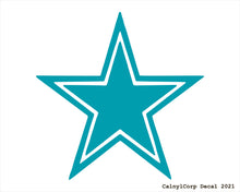 Load image into Gallery viewer, Dallas Cowboys Vinyl Sticker Decals.