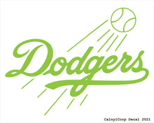 Load image into Gallery viewer, Dodgers Vinyl Sticker Decals