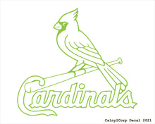 Load image into Gallery viewer, St. Louis Cardinals Vinyl Sticker Decals.