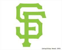Load image into Gallery viewer, San Francisco Giants Vinyl Sticker Decals.