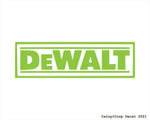 Load image into Gallery viewer, DeWalt Tools Vinyl Sticker Decals.