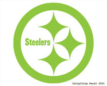 Load image into Gallery viewer, Pittsburgh Steelers Vinyl Sticker Decals.