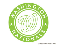 Load image into Gallery viewer, Washington Nationals Vinyl Sticker Decals