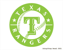 Load image into Gallery viewer, Texas Rangers Vinyl Sticker Decals