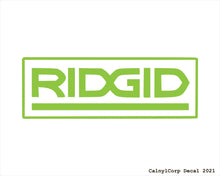 Load image into Gallery viewer, Ridgid Tools Vinyl Sticker Decals.