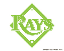 Load image into Gallery viewer, Tampa Bay Rays Vinyl Sticker Decals