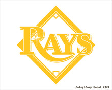 Load image into Gallery viewer, Tampa Bay Rays Vinyl Sticker Decals