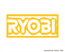 Load image into Gallery viewer, Ryobi Tools Vinyl Sticker Decals.