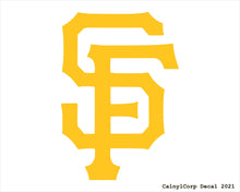 Load image into Gallery viewer, San Francisco Giants Vinyl Sticker Decals.