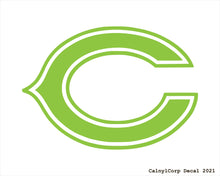 Load image into Gallery viewer, Chicago Bears Vinyl Sticker Decals.
