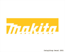 Load image into Gallery viewer, Makita Tools Vinyl Sticker Decals.