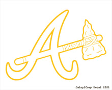 Load image into Gallery viewer, Atlanta Braves Vinyl Sticker Decals