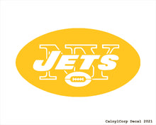 Load image into Gallery viewer, New York Jets Vinyl Sticker Decals.