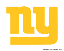 Load image into Gallery viewer, New York Giants Vinyl Sticker Decals.