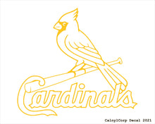 Load image into Gallery viewer, St. Louis Cardinals Vinyl Sticker Decals.