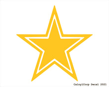 Load image into Gallery viewer, Dallas Cowboys Vinyl Sticker Decals.