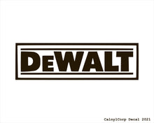 Load image into Gallery viewer, DeWalt Tools Vinyl Sticker Decals.