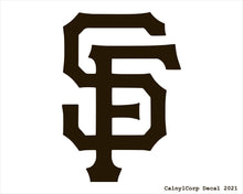 Load image into Gallery viewer, San Francisco Giants Vinyl Sticker Decals.