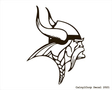 Load image into Gallery viewer, Minnesota Vikings Vinyl Sticker Decals.