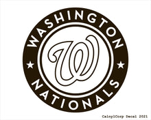 Load image into Gallery viewer, Washington Nationals Vinyl Sticker Decals