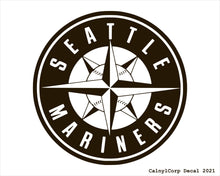Load image into Gallery viewer, Seattle Mariners Vinyl Sticker Decals.