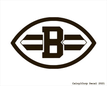 Load image into Gallery viewer, Cleveland Browns Vinyl Sticker Decals.