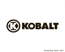Load image into Gallery viewer, Kobalt Tools Vinyl Sticker Decals.