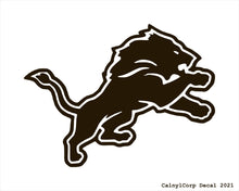 Load image into Gallery viewer, Detroit Lions Vinyl Sticker Decals.