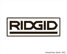 Load image into Gallery viewer, Ridgid Tools Vinyl Sticker Decals.