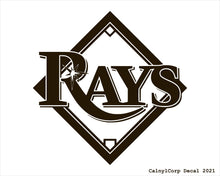 Load image into Gallery viewer, Tampa Bay Rays Vinyl Sticker Decals