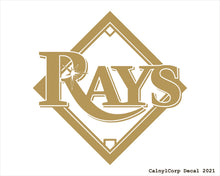 Load image into Gallery viewer, Tampa Bay Rays Vinyl Sticker Decals