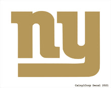 Load image into Gallery viewer, New York Giants Vinyl Sticker Decals.