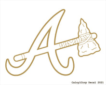 Load image into Gallery viewer, Atlanta Braves Vinyl Sticker Decals