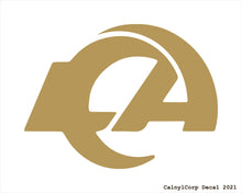 Load image into Gallery viewer, Los Angeles Rams Vinyl Sticker Decals.