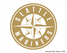 Load image into Gallery viewer, Seattle Mariners Vinyl Sticker Decals.