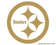 Load image into Gallery viewer, Pittsburgh Steelers Vinyl Sticker Decals.