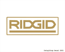Load image into Gallery viewer, Ridgid Tools Vinyl Sticker Decals.
