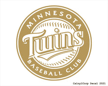 Load image into Gallery viewer, Minnesota Twins Vinyl Sticker Decals.